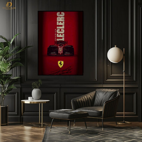 Charles Leclerc -F1 Car - Premium Wall Art - Art Digital Club