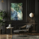 Map 2 - Vintage- Premium Wall Art