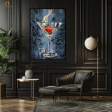 Martini Glass Artwork  - Aesthetic- Premium Wall Art