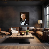 Daniel Craig British Actor Premium Wall Art