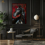Horse Artwork 23- Animal-Premium Wall Art
