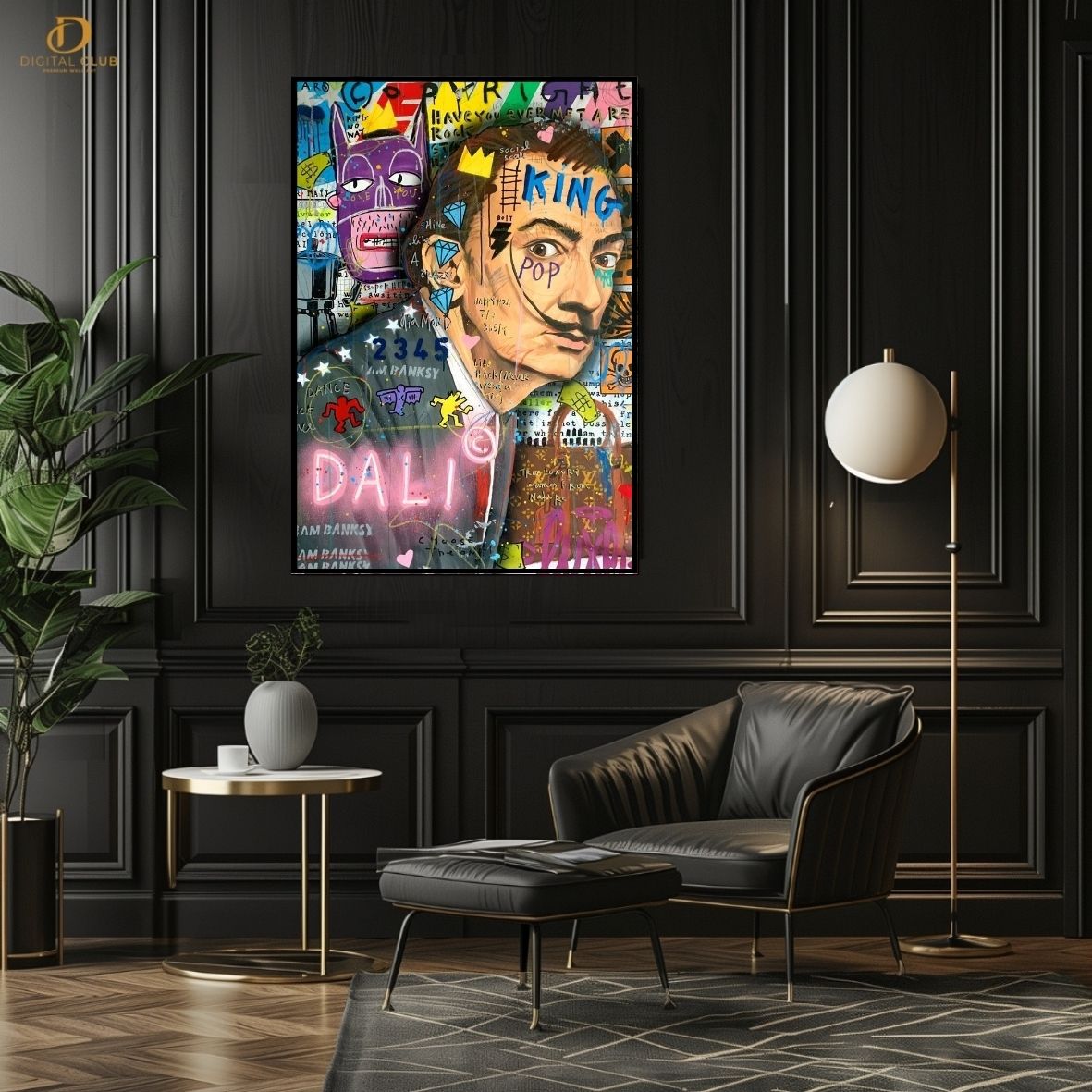 Salvador Dalí -Pop Art - Premium Wall Art - Art Digital Club