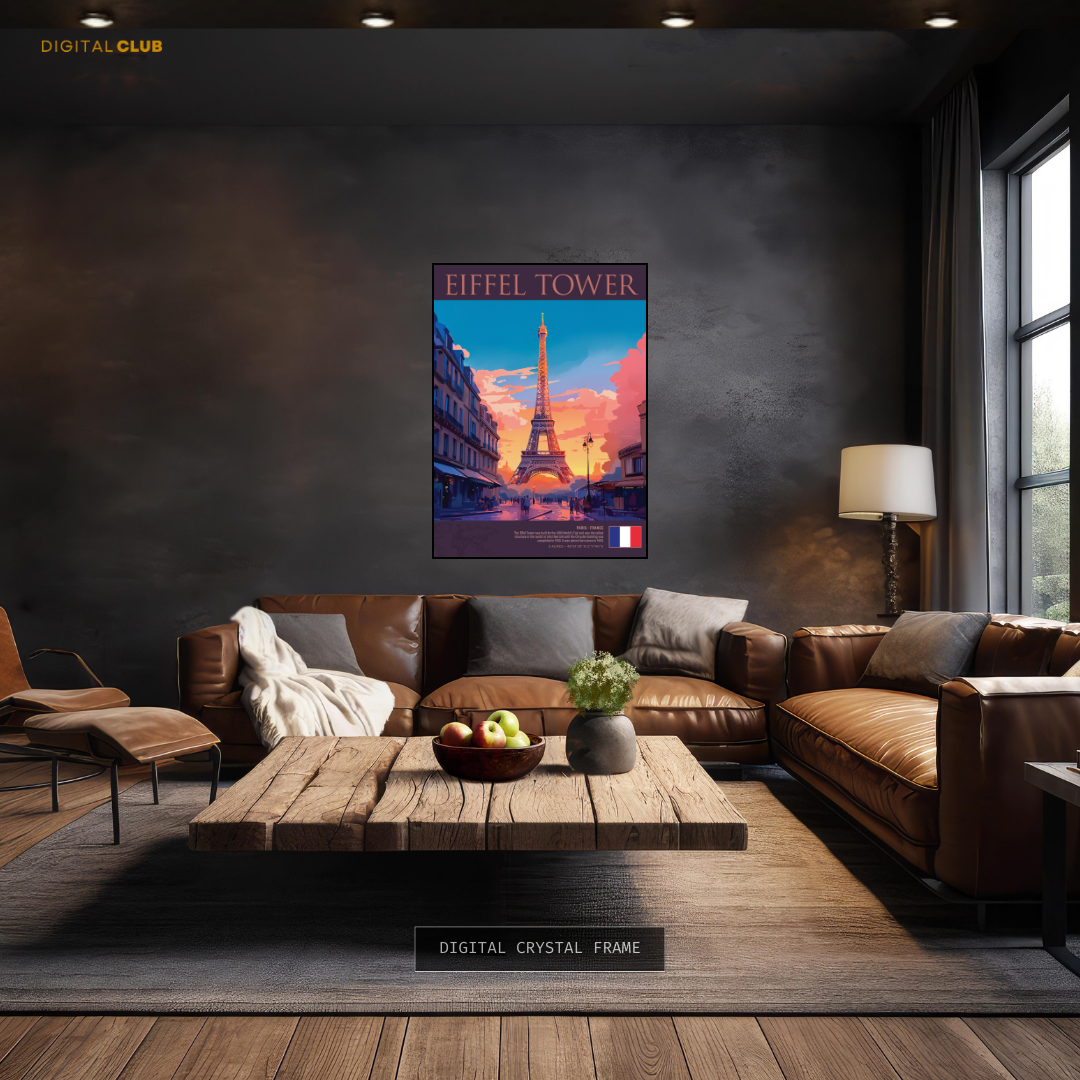 Eiffel Tower Paris Premium Wall Art