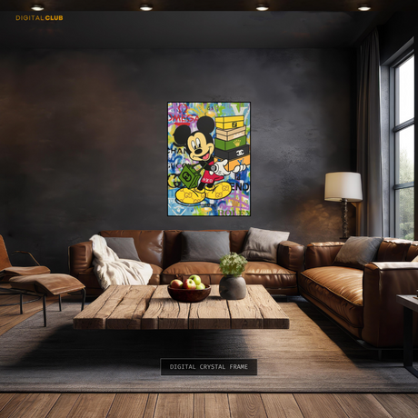 Mickey Mouse Gucci Pop Art Disney Premium Wall Art