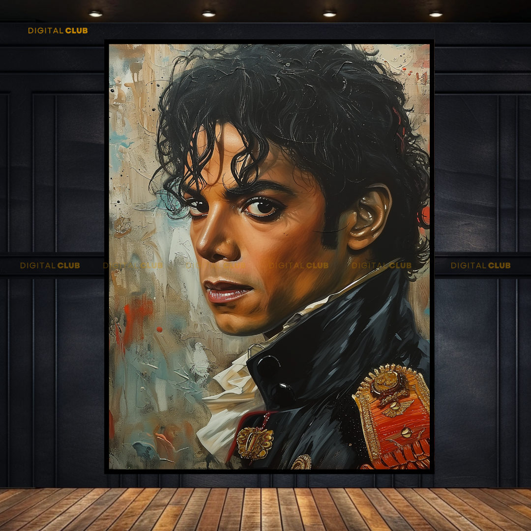 Michael Jackson King Of Pop Premium Wall Art