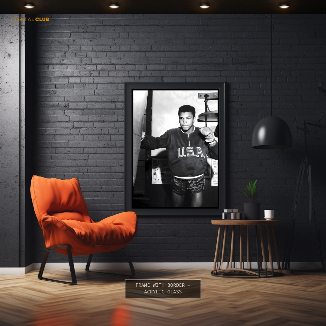 Muhammad ALI GOAT Premium Wall Art