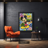 Mickey Mouse Gucci Pop Art Disney Premium Wall Art