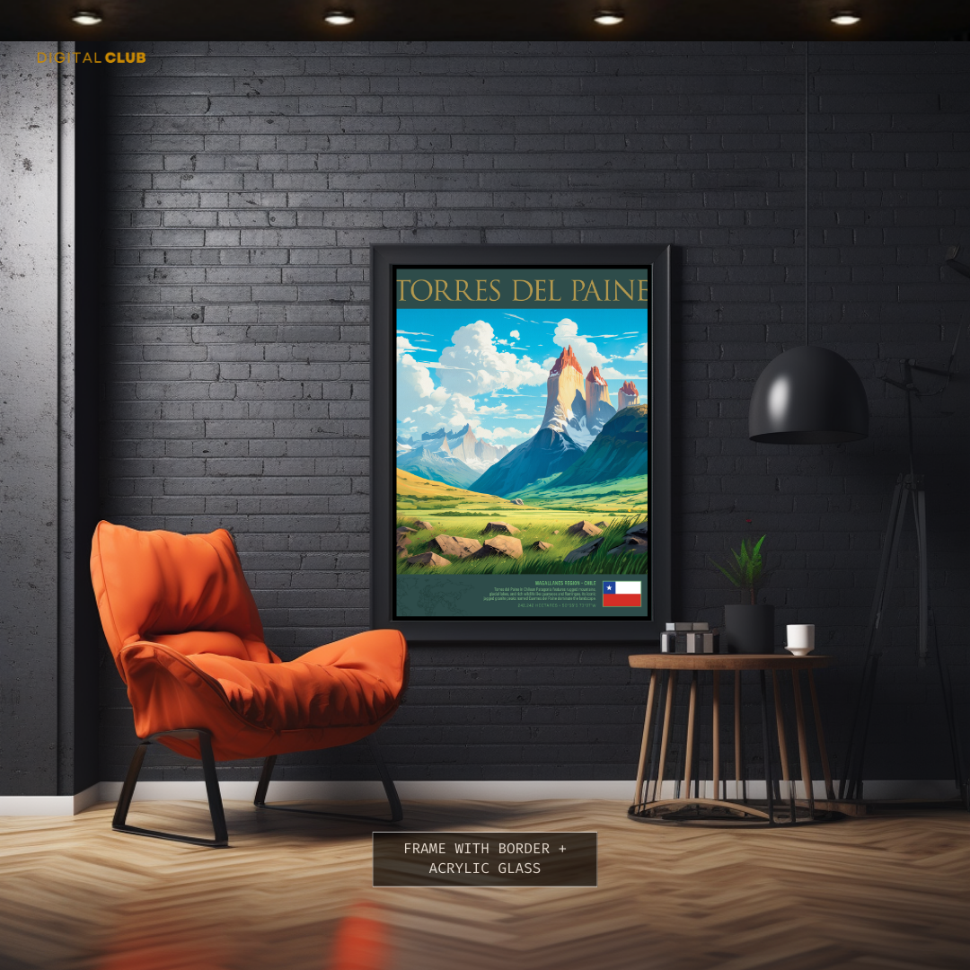 Torres Del Paine Premium Wall Art