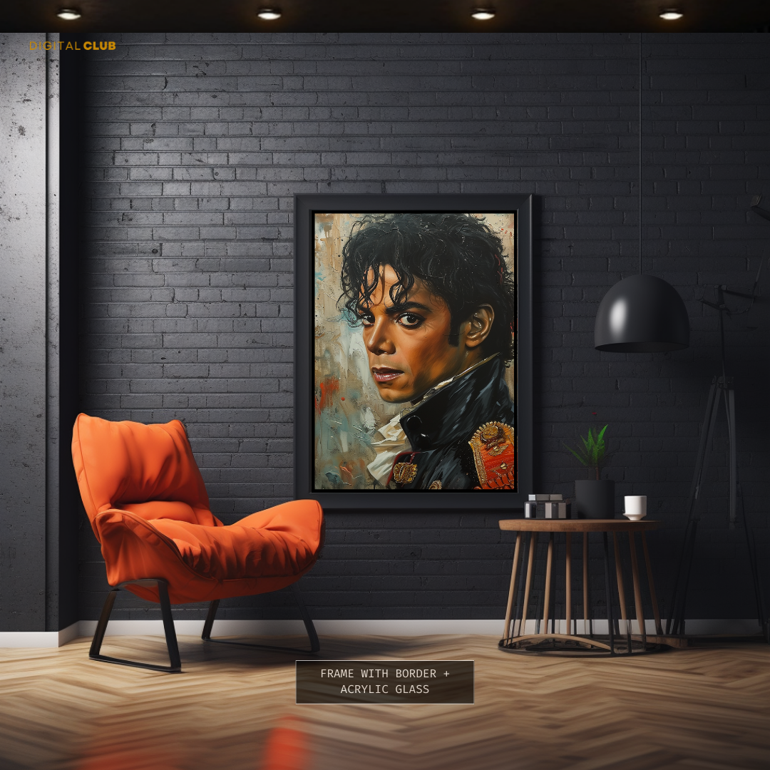 Michael Jackson King Of Pop Premium Wall Art