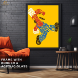 Super Mario 1 - Cartoon - Premium Wall Art