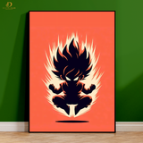 Dragon Ball Z 1 - Cartoon - Premium Wall Art