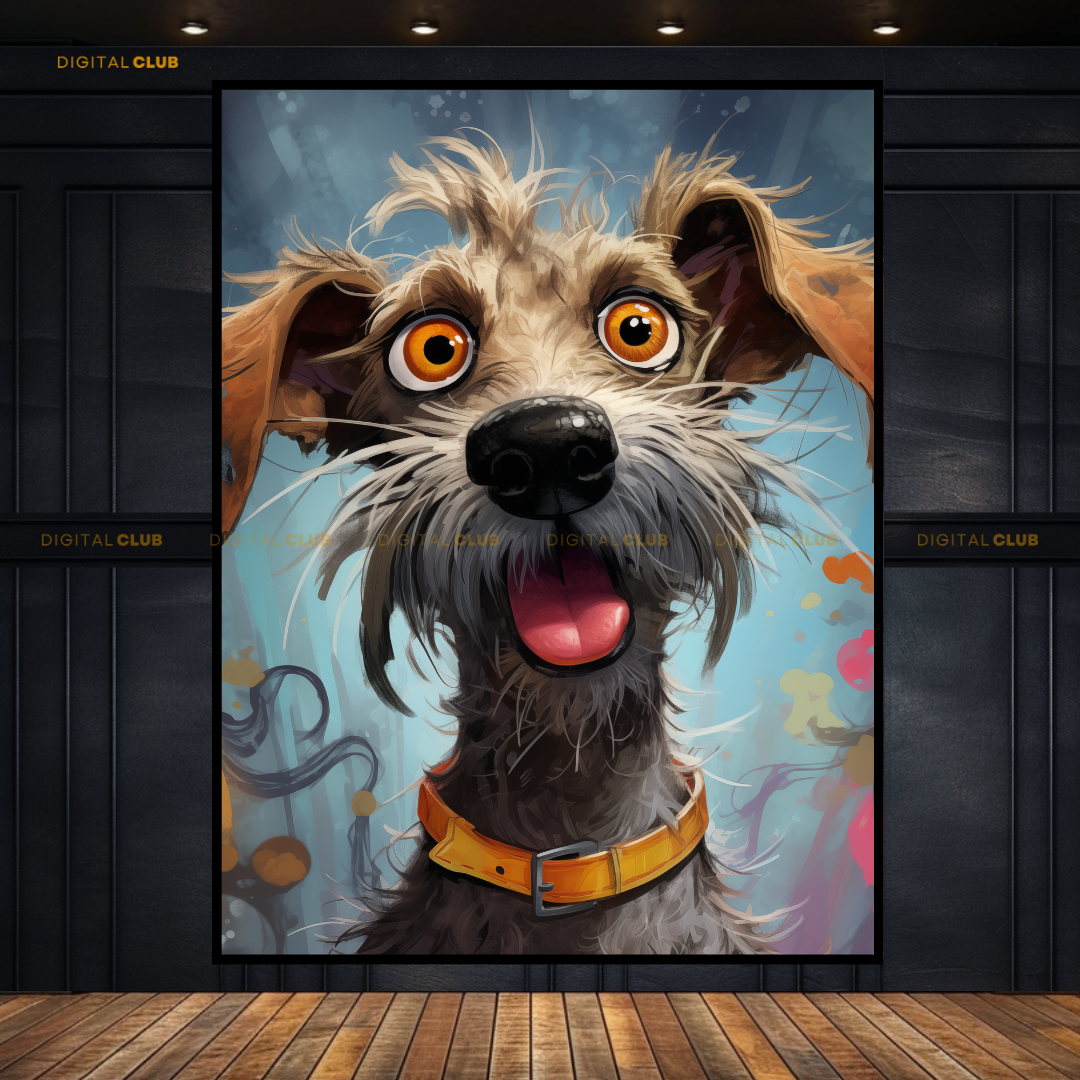 Cute Dog - Animal & Wildlife Premium Wall Art