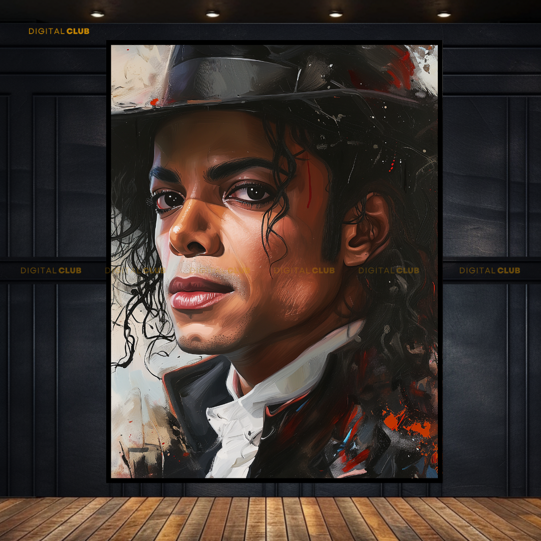 Michael Jackson Music Artist Premium Wall Art