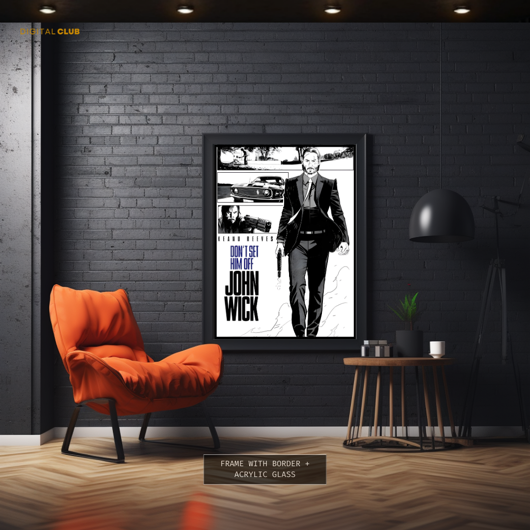 John Wick Movie Premium Wall Art