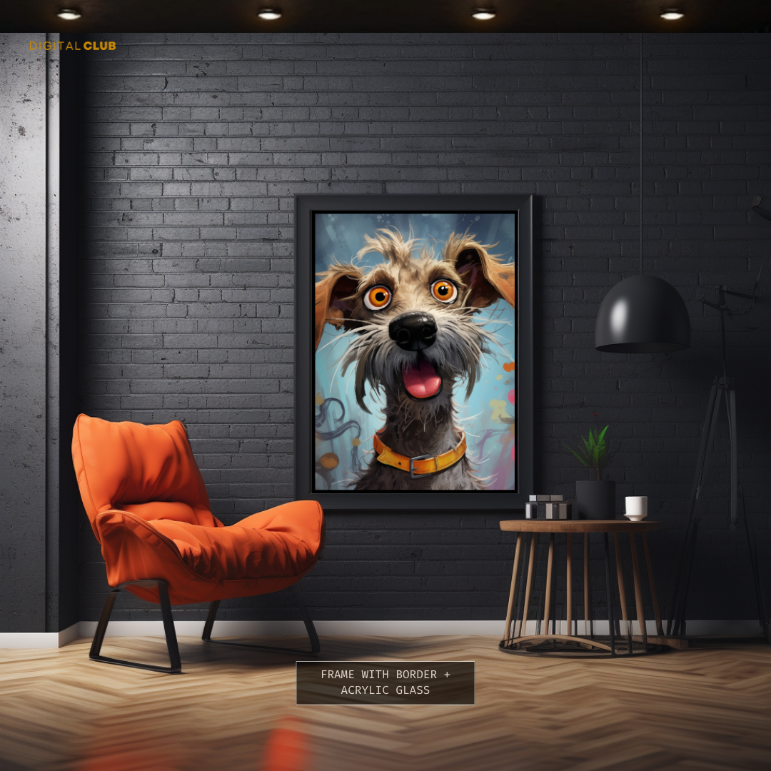 Cute Dog - Animal & Wildlife Premium Wall Art