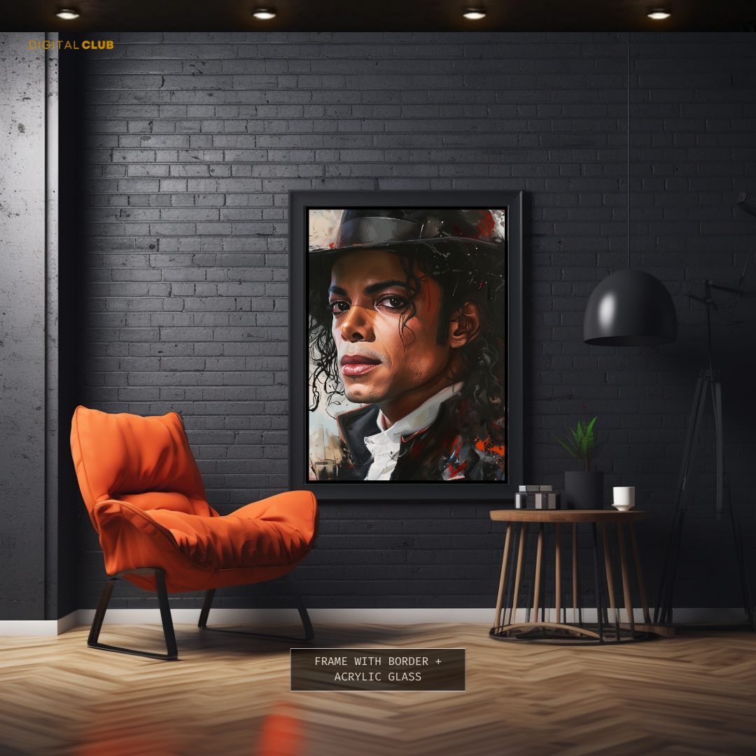 Michael Jackson Music Artist Premium Wall Art