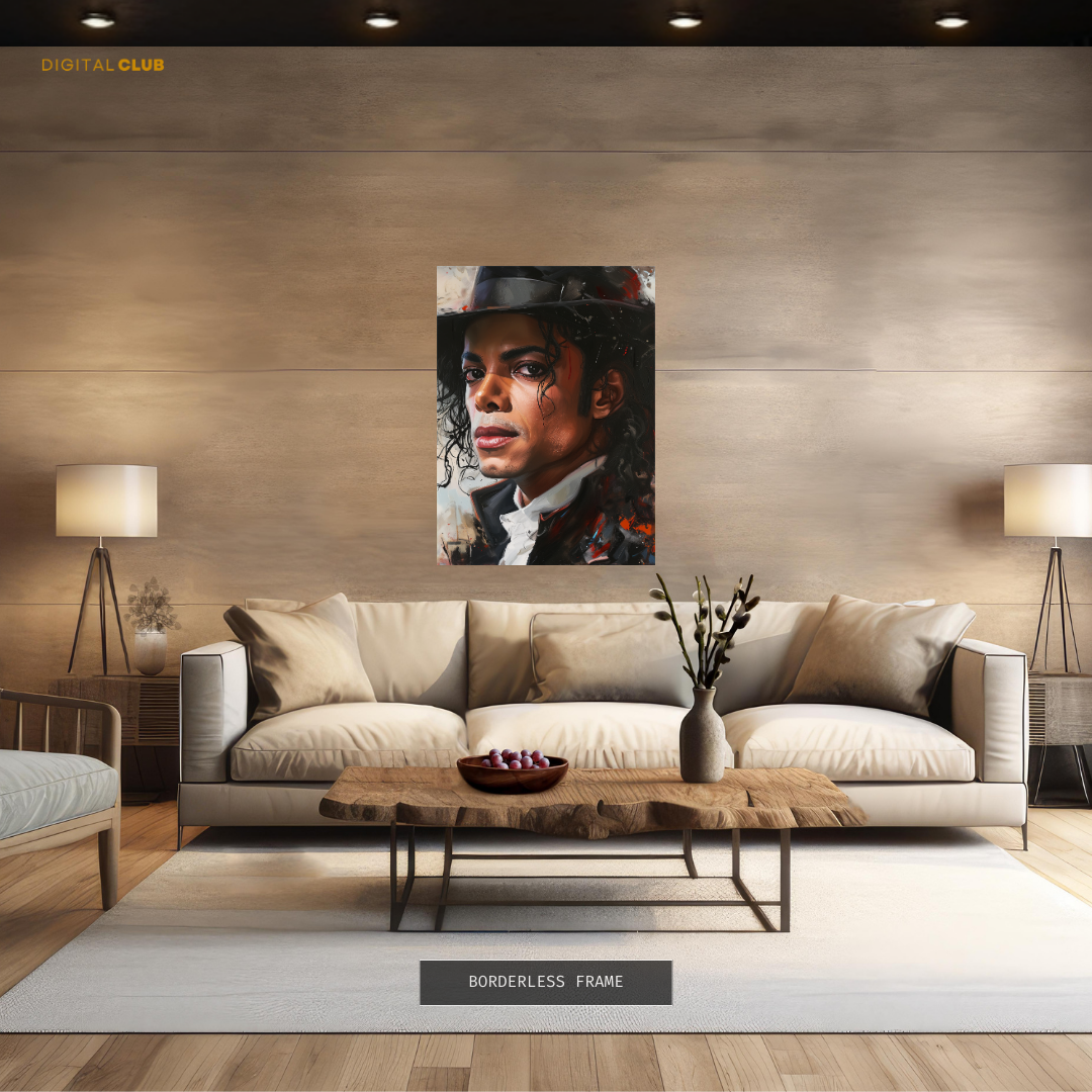 Michael Jackson Music Artist Premium Wall Art