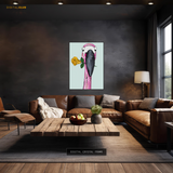 Pink Flamingo Premium Wall Art