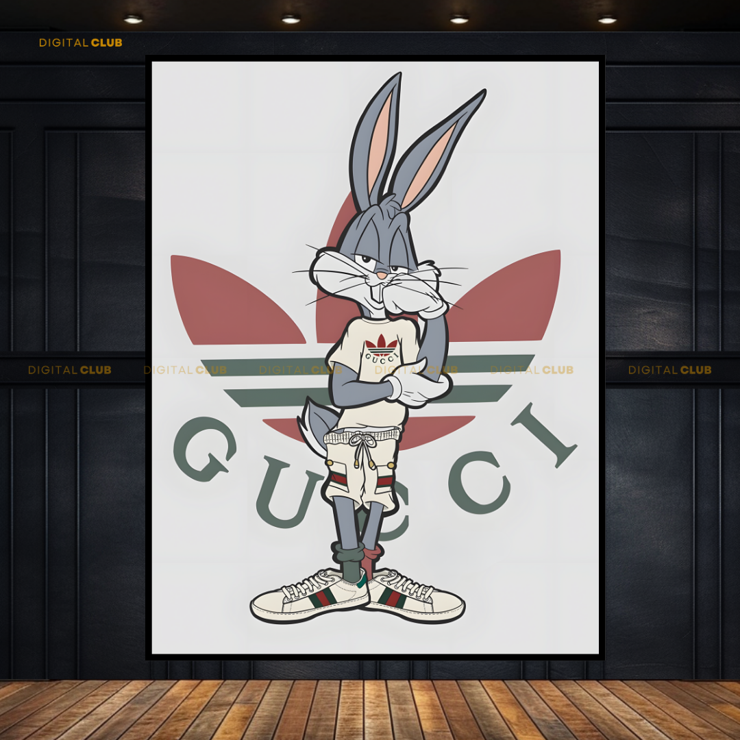 Gucci x Bugs Bunny - Premium Wall Art