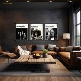 Top 3 Gangster Movies Artwork - 3 Panel Wall Art