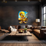 Tweety Pie Looney Tunes WB Premium Wall Art