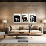 Top 3 Gangster Movies Artwork - 3 Panel Wall Art