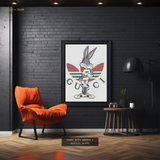 Gucci x Bugs Bunny - Premium Wall Art