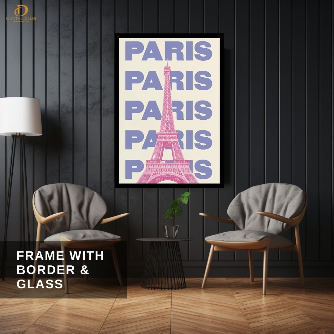 Paris - Travel & Places - Premium Wall Art