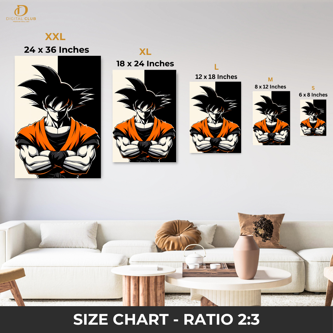 Dragon Ball Z 5 - Cartoon - Premium Wall Art