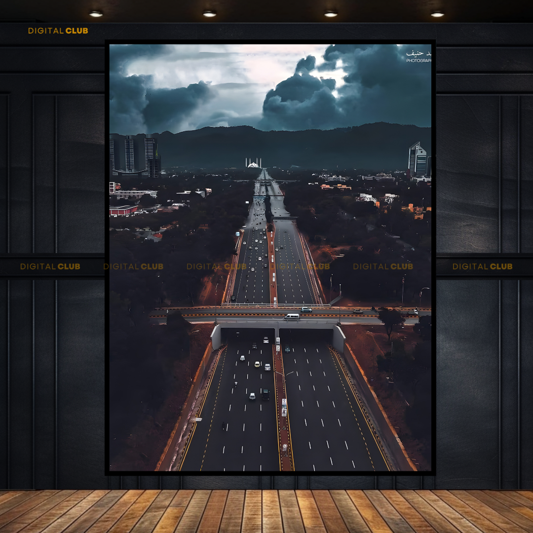 Islamabad Highway - Pakistan - Premium Wall Art