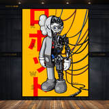 Kaws Figurine Disected Premium Wall Art