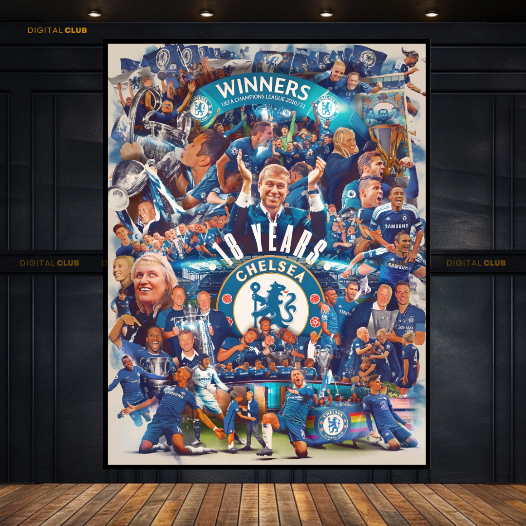 Chelsea FC - Football - Premium Wall Art