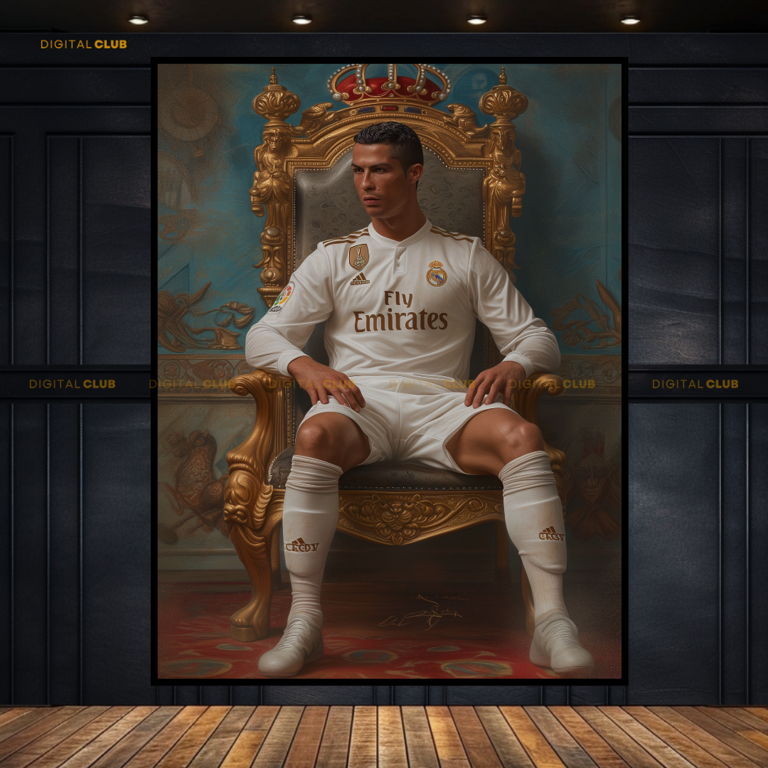 Cristiano Ronaldo Real Madrid Premium Wall Art