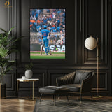 Virat Kohli 7 - Cricket - Premium Wall Art