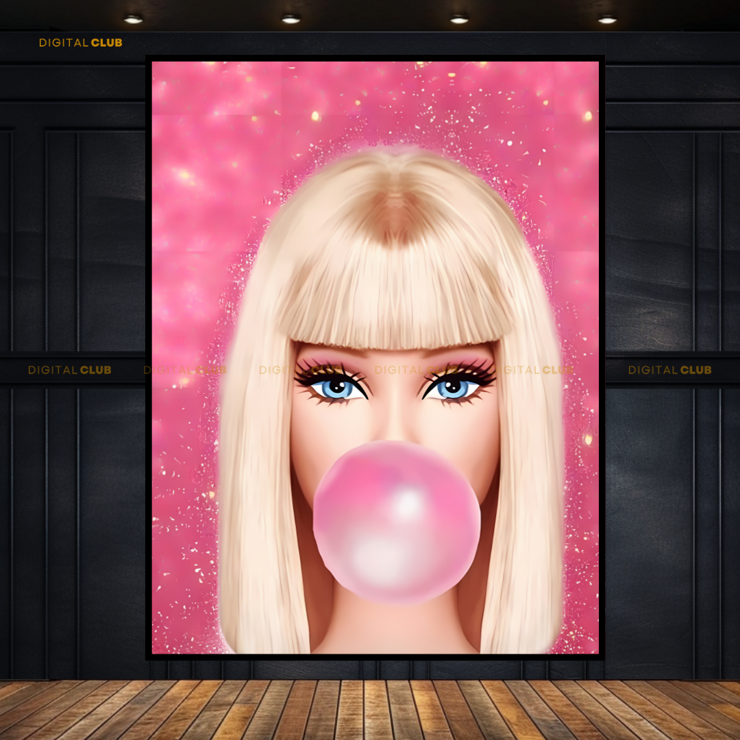 Barbie Doll - Artwork - Premium Wall Art