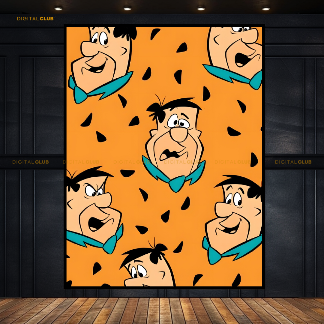 The Flintstones - Cartoon - Premium Wall Art