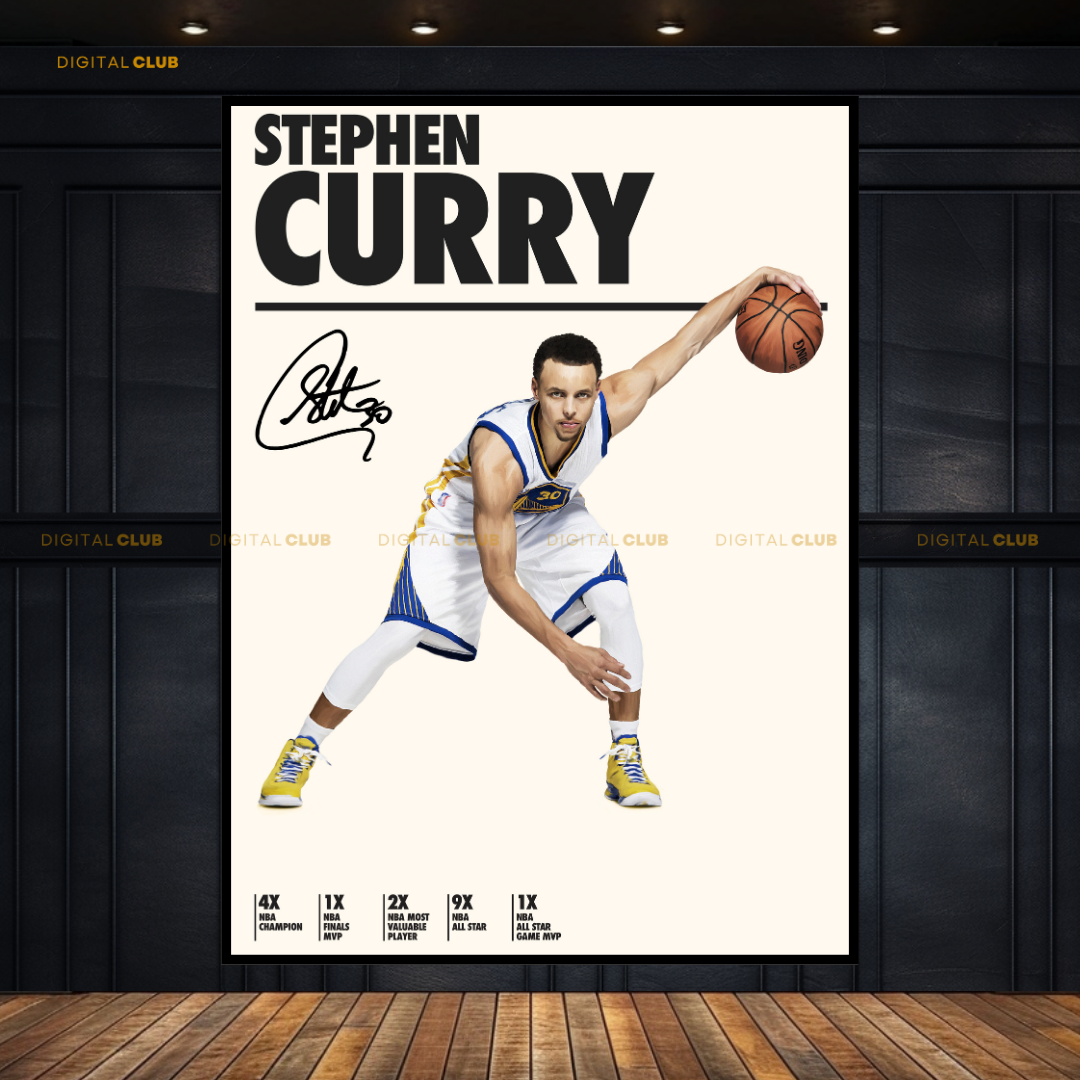 Stephen Curry Artwork - Premium Wall Art