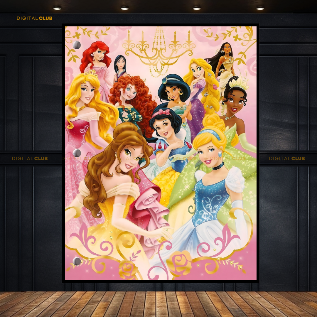 Disney Princess - Disney Artwork - Premium Wall Art