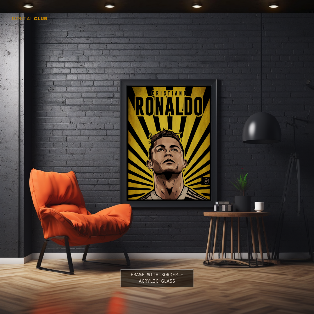 Cristiano Ronaldo Poster Premium Wall Art