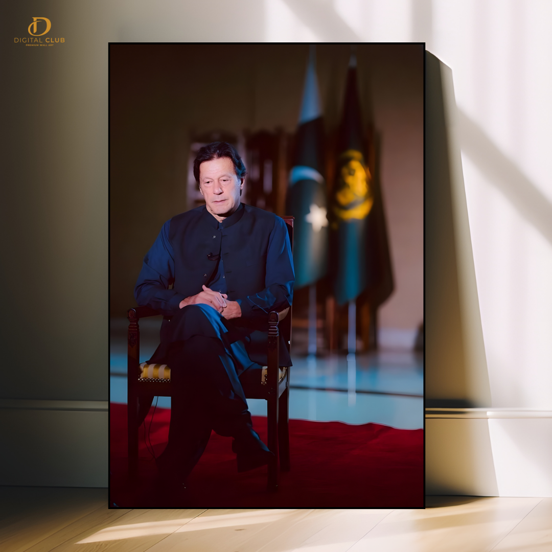 Imran Khan 6 - Pakistan - Premium Wall Art