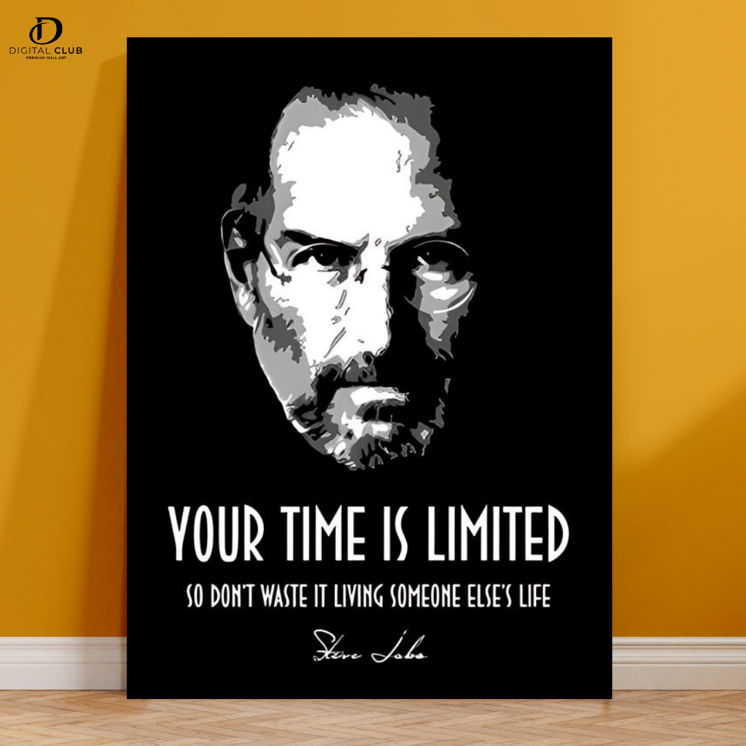 Steve Jobs - Quote - Premium Wall Art