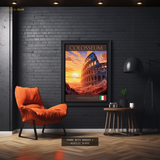 Colosseum Italy Premium Wall Art