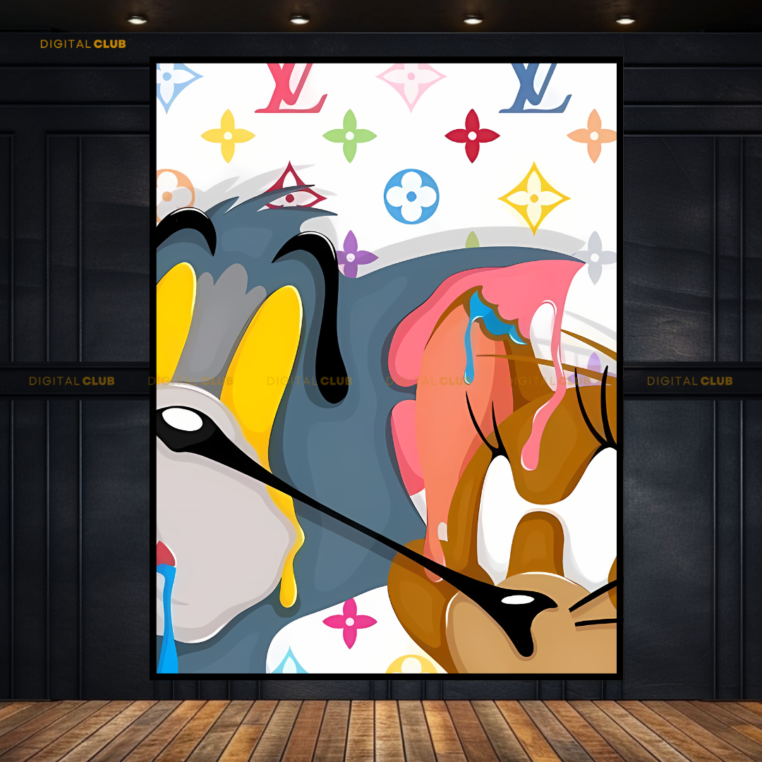 Louis Vuitton x Tom & Jerry - Artwork - Premium Wall Art