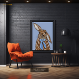 Cute Bunny Premium Wall Art