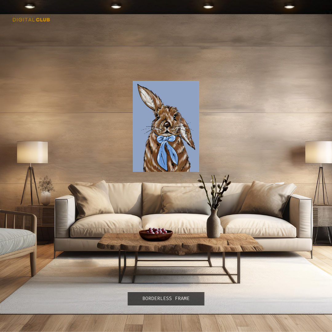 Cute Bunny Premium Wall Art