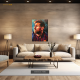 Lionel Messi Barcelona Premium Wall Art