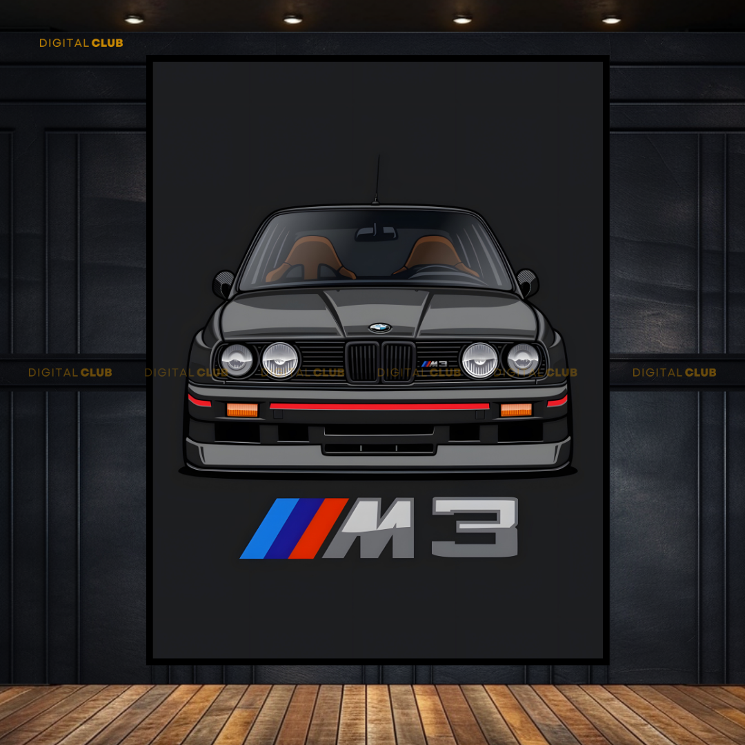 BMW M3 Artwork Premium Wall Art