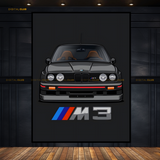 BMW M3 Artwork Premium Wall Art