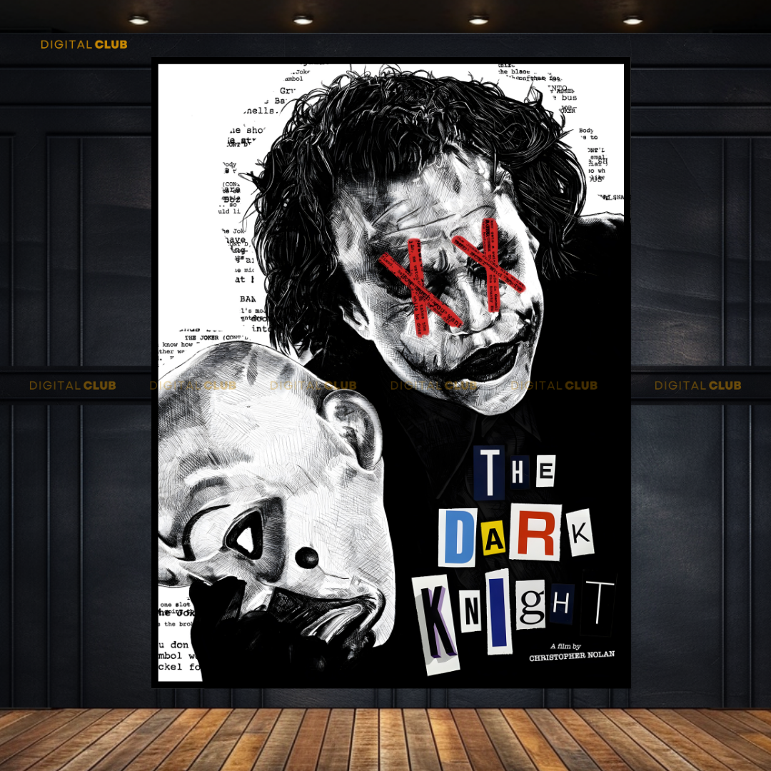 The Dark Knight Movie Premium Wall Art