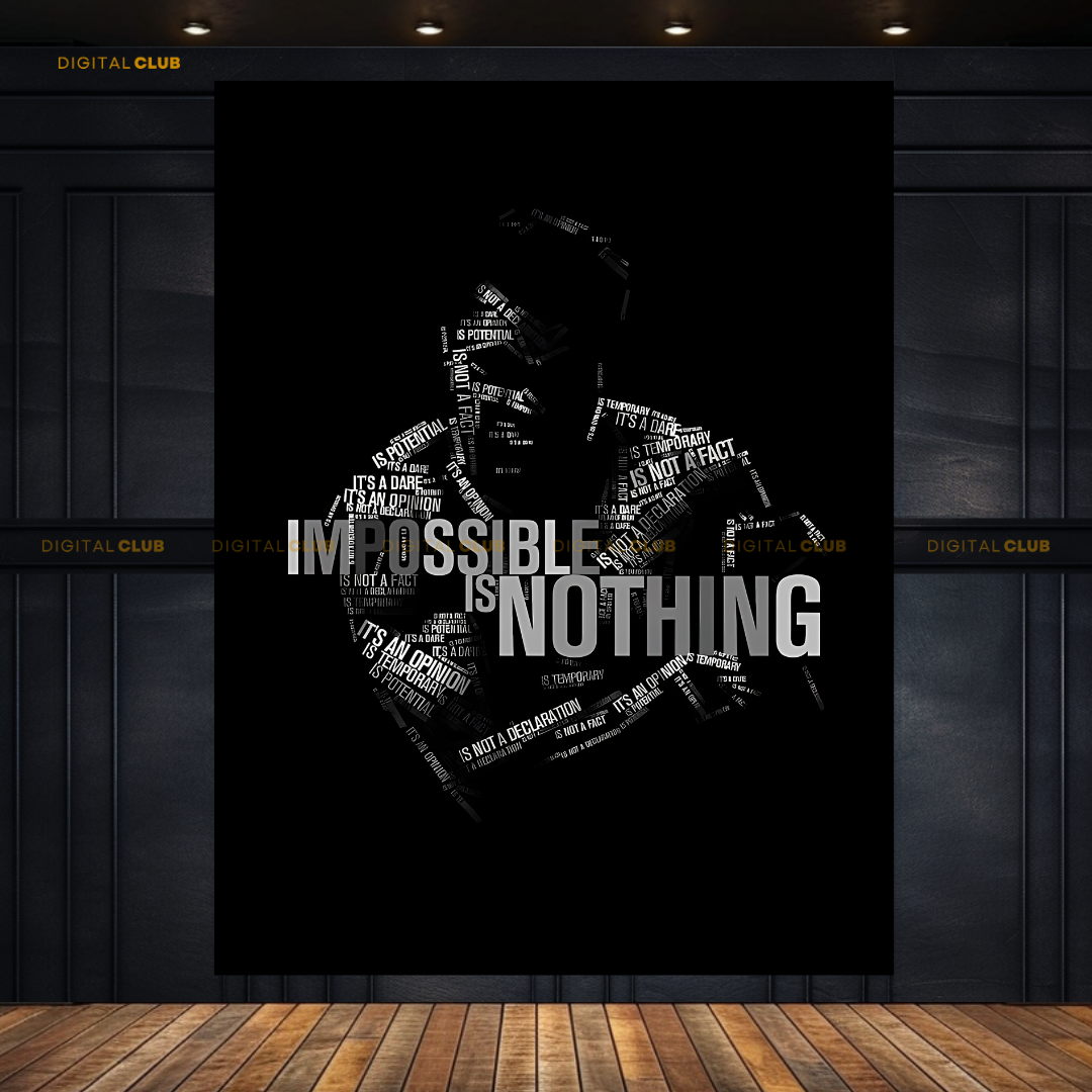 Muhammad Ali - Quote - Premium Wall Art